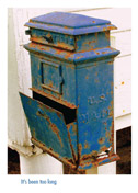 Mailbox Blue