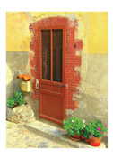 Brick Surround Door